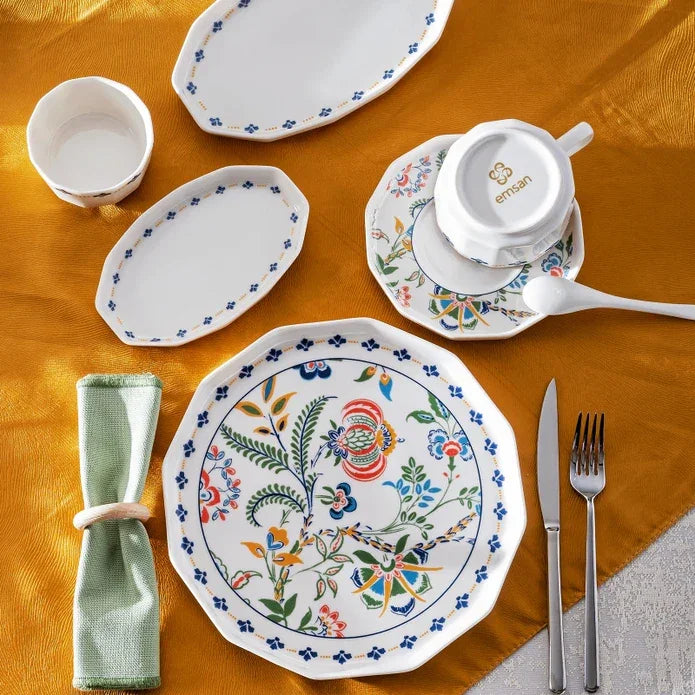 Emsan Bien 32-Piece Porcelain Breakfast Set - Emsan Jordan