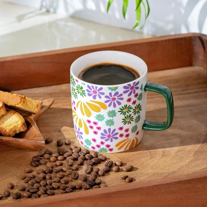 Emsan Floral New Bone Mug 350 ml - Emsan Jordan