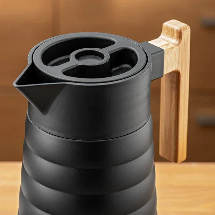 Emsan Emboss 2 Liter Thermos – Black - Emsan Jordan