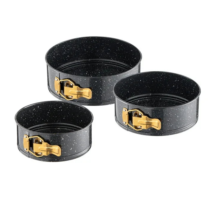 Emsan Circle 3-Piece Springform Cake Pan Set – 16, 18, 20 cm - Emsan Jordan