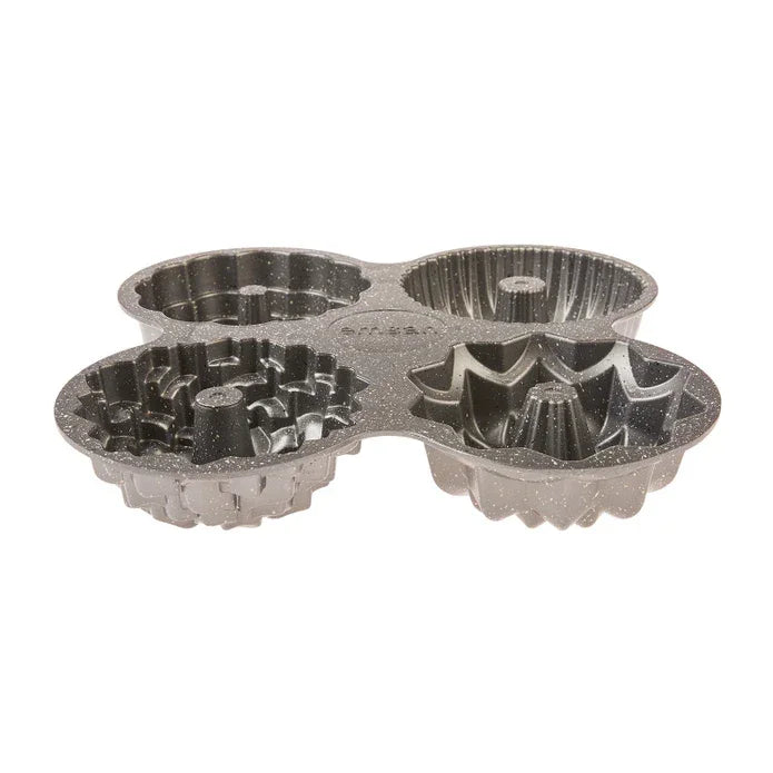 Emsan Griss One Four 4-Piece Cast Cake Mold Set Gray - Emsan Jordan