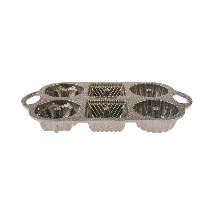 Emsan Griss One Six – 6-Piece Cast Cake Mold – Grey - Emsan Jordan