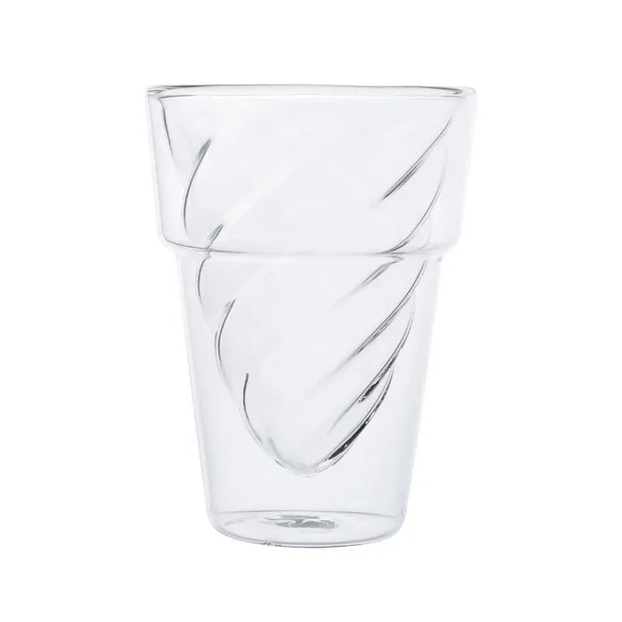 Emsan Globe Double-Walled Cone-Shaped Glass Cup - Emsan Jordan