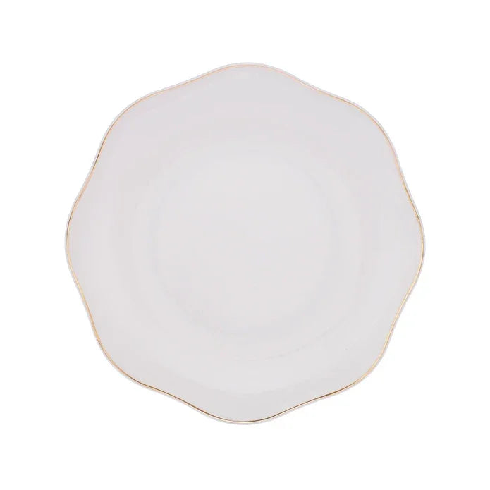 Emsan Lotus Fine Bone 18-Piece Dinner Set for 6 People - Gold - Emsan Jordan