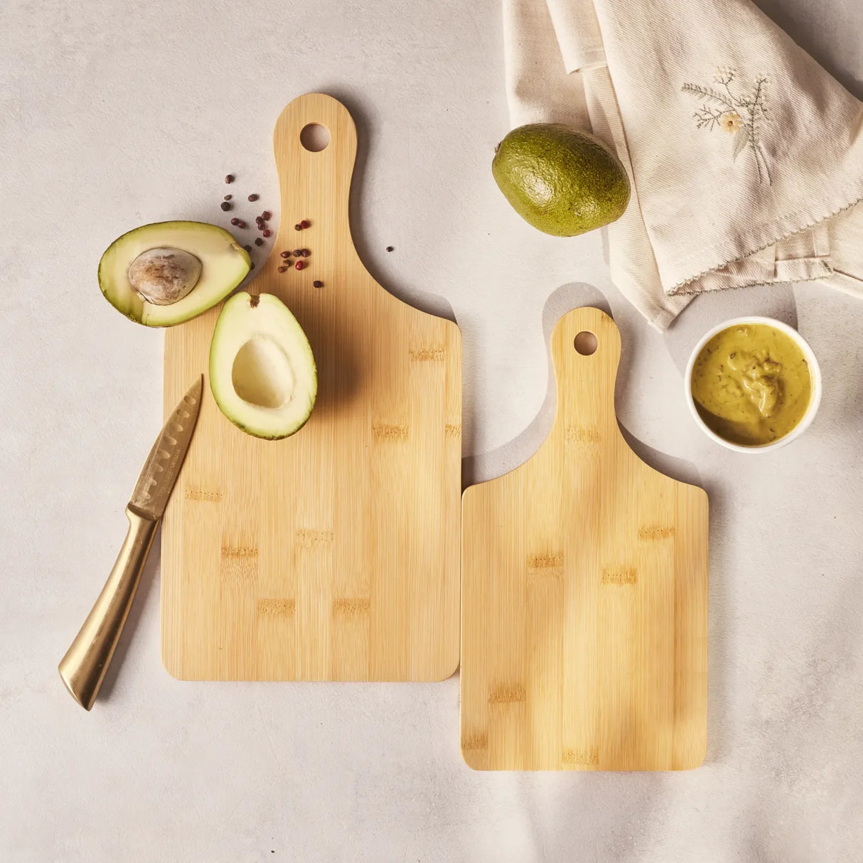 Emsan Bamboo Arvin 2-Piece Cutting Board Set - Emsan Jordan