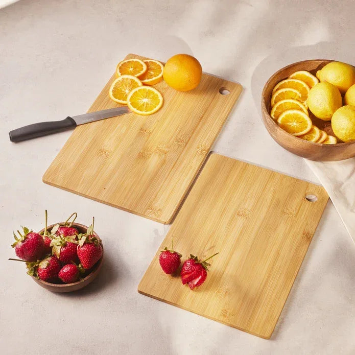 Emsan Bamboo Master Chop 2-Piece Cutting Board Set - Emsan Jordan
