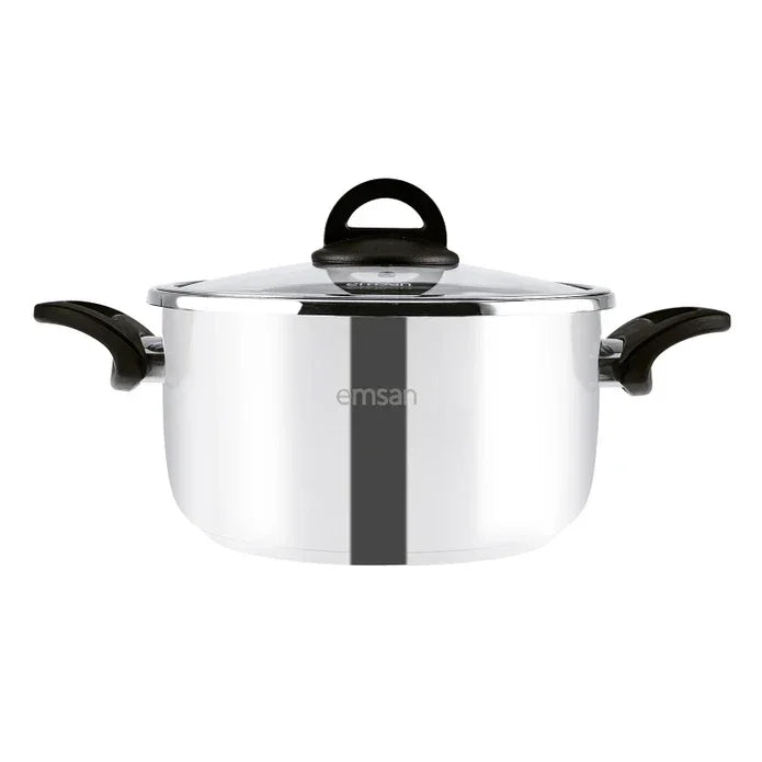 Emsan Vera Pressure Cooker Set – 4 + 6 Liters – Black - Emsan Jordan