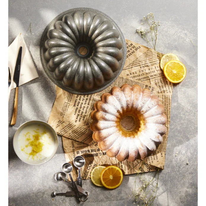 Emsan Arya Cast Cake Mold Grey 24 cm - Emsan Jordan