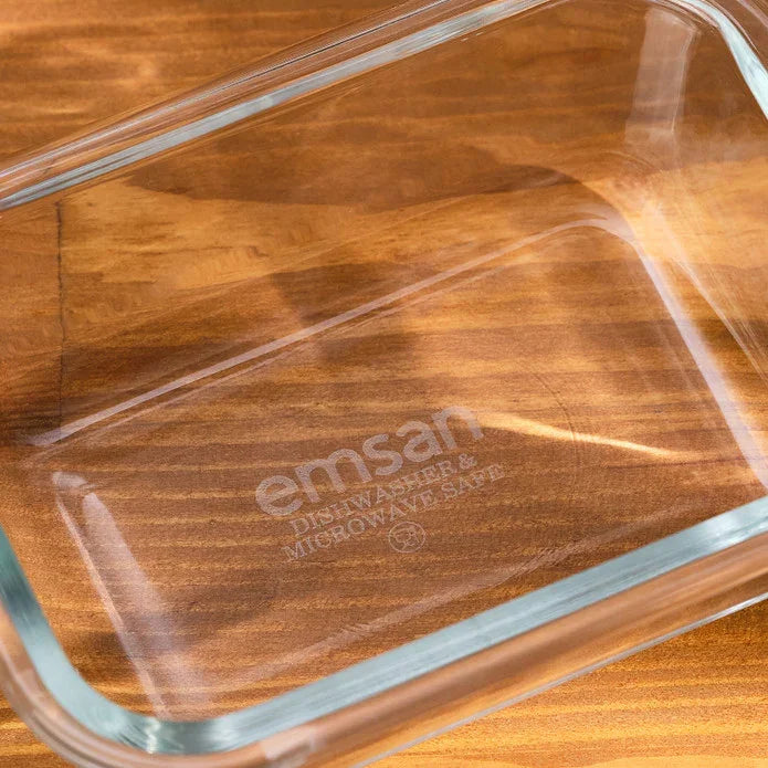 Emsan Soft 1050 ml Borosilicate Storage Container - Emsan Jordan
