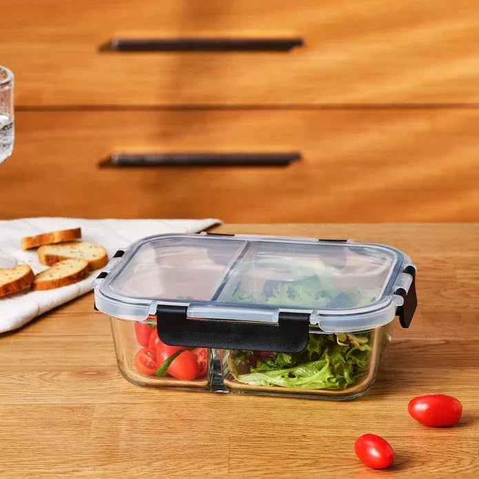 Emsan Twin 980 ml Borosilicate Storage Container - Emsan Jordan