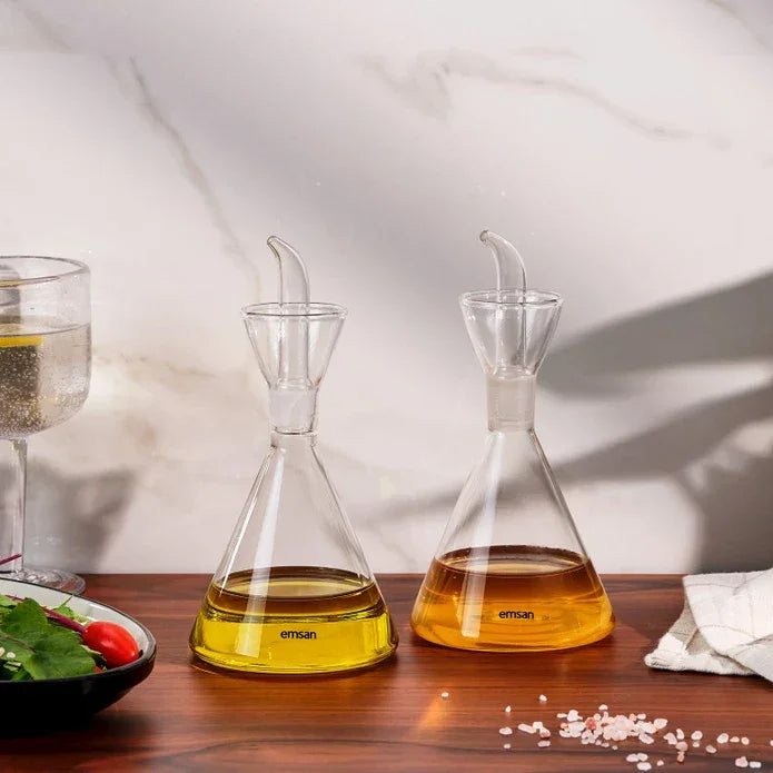 Emsan Lupin Borosilicate Oil & Vinegar Set - Emsan Jordan