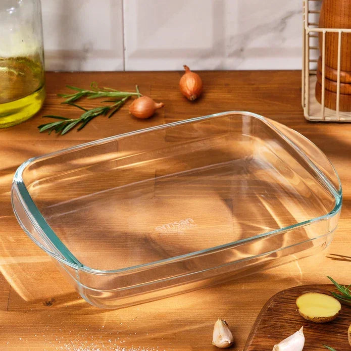Emsan Classic Borosilicate Oven Dish 2.6 L - Emsan Jordan