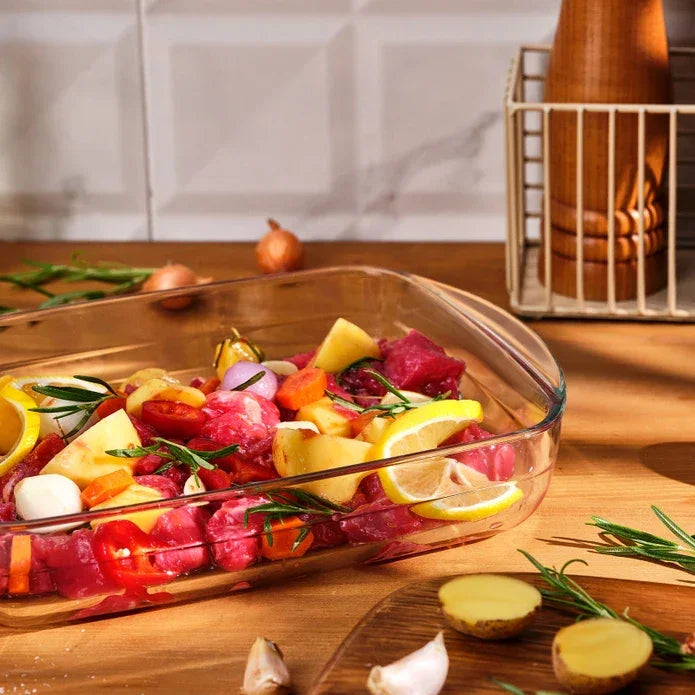 Emsan Classic Borosilicate Oven Dish 2.6 L - Emsan Jordan