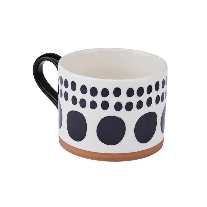 Emsan Simple Dots New Bone Mug 410 ml - Emsan Jordan