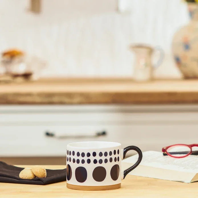 Emsan Simple Dots New Bone Mug 410 ml - Emsan Jordan