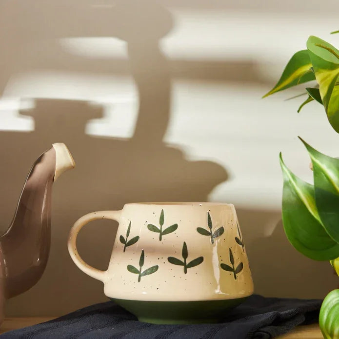 Emsan Ethnic Grass Mug 480 ml Green - Emsan Jordan