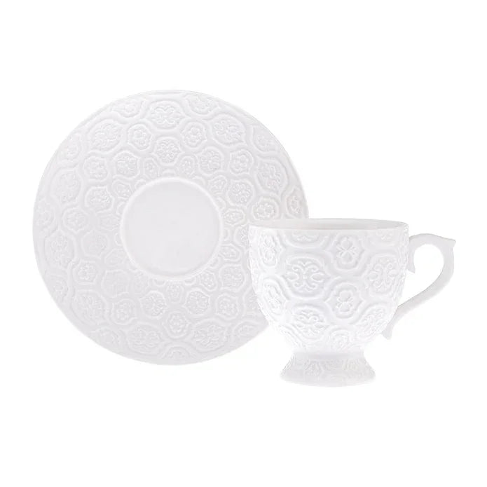 Istanbul Porcelain Hemdem 6-Person Coffee Cup Set 90 ml - Emsan Jordan