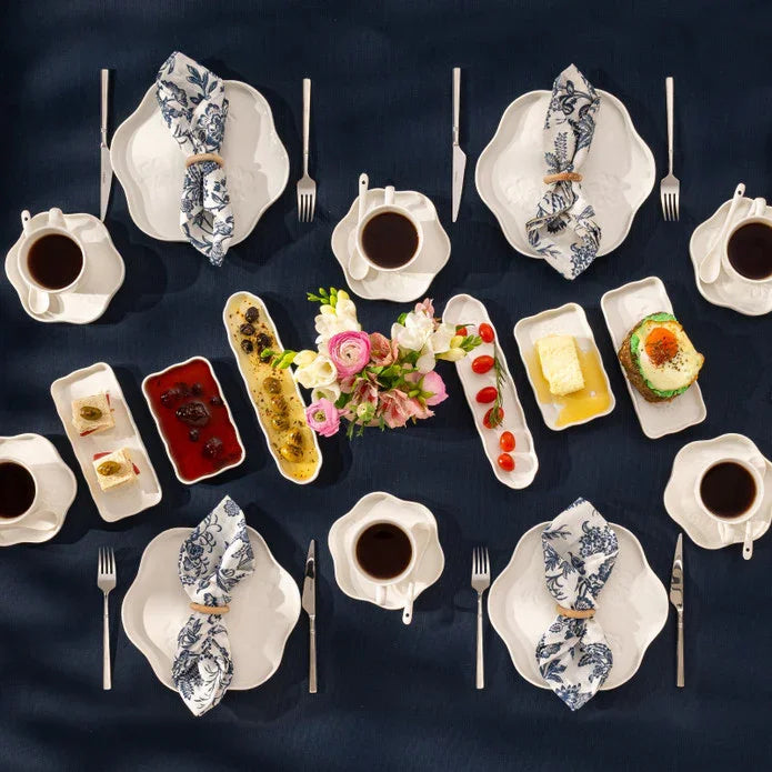 Emsan Florist 30-Piece Porcelain Breakfast Set for 6 People - Emsan Jordan