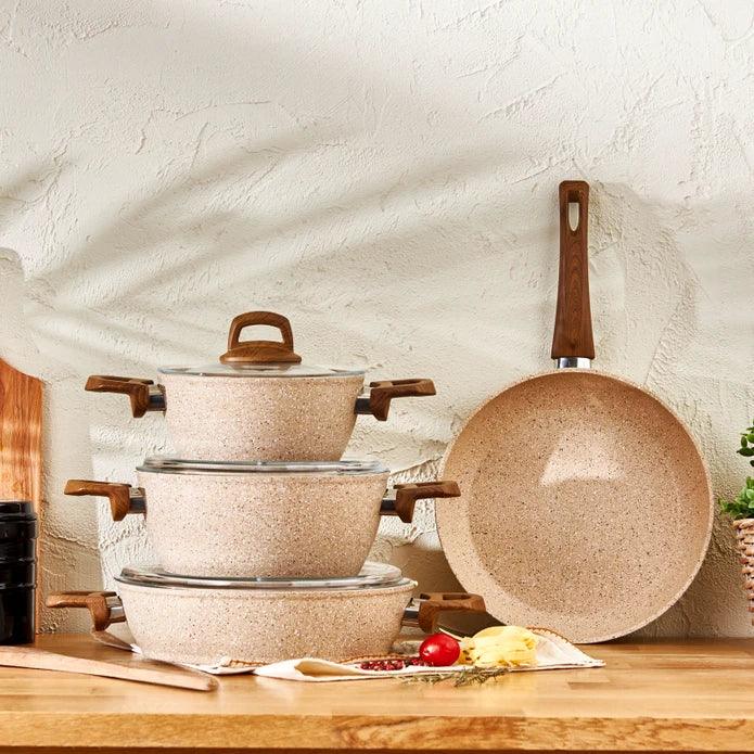 Emsan Royal Natural 7-Piece Cookware Set - Emsan Jordan