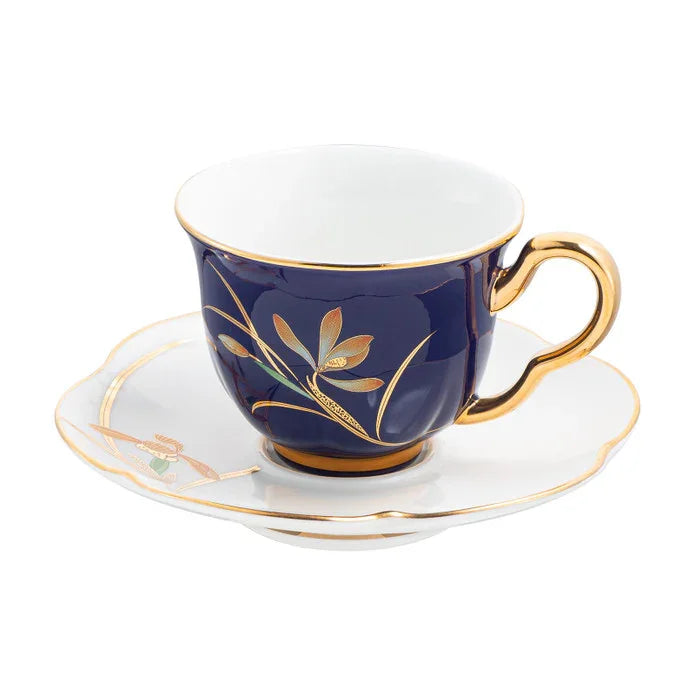 Istanbul Porcelain Berin 2-Person Coffee Cup Set Cobalt 90 ml - Emsan Jordan