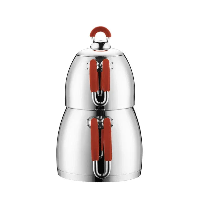 Emsan Mina Midi Size Teapot Set Red 0.75 - 2 Liters - Emsan Jordan