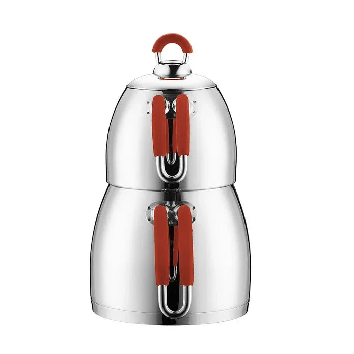 Emsan Mina Maxi Size Teapot Set Red 1.25 - 2.5 Liters - Emsan Jordan