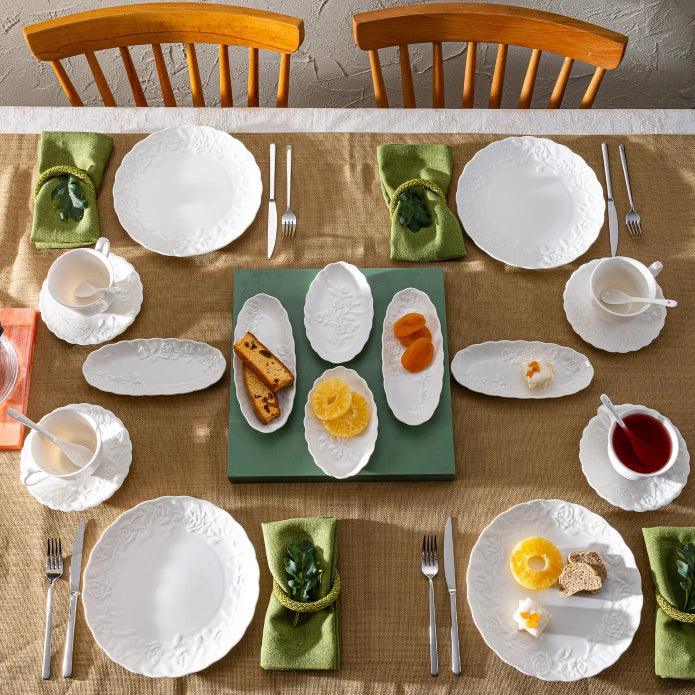 Emsan Rosy Porcelain 30-Piece Breakfast Set - Emsan Jordan