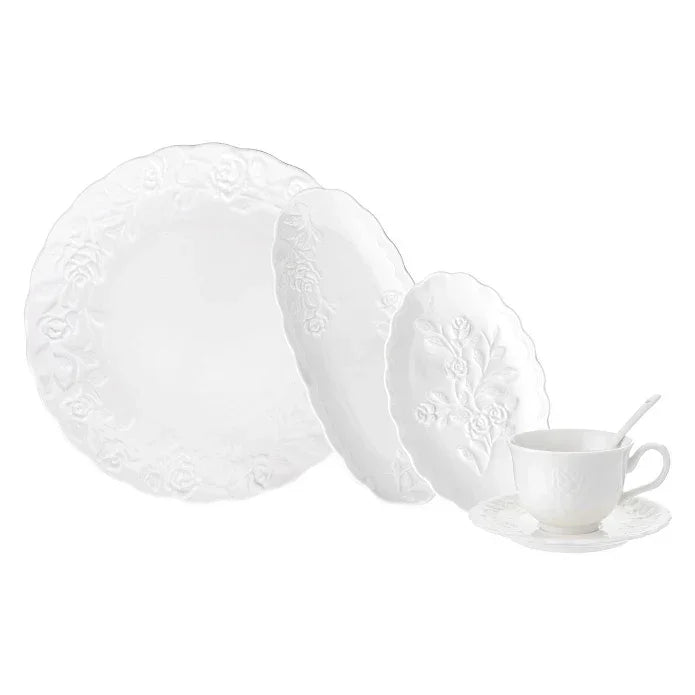 Emsan Rosy Porcelain 30-Piece Breakfast Set - Emsan Jordan