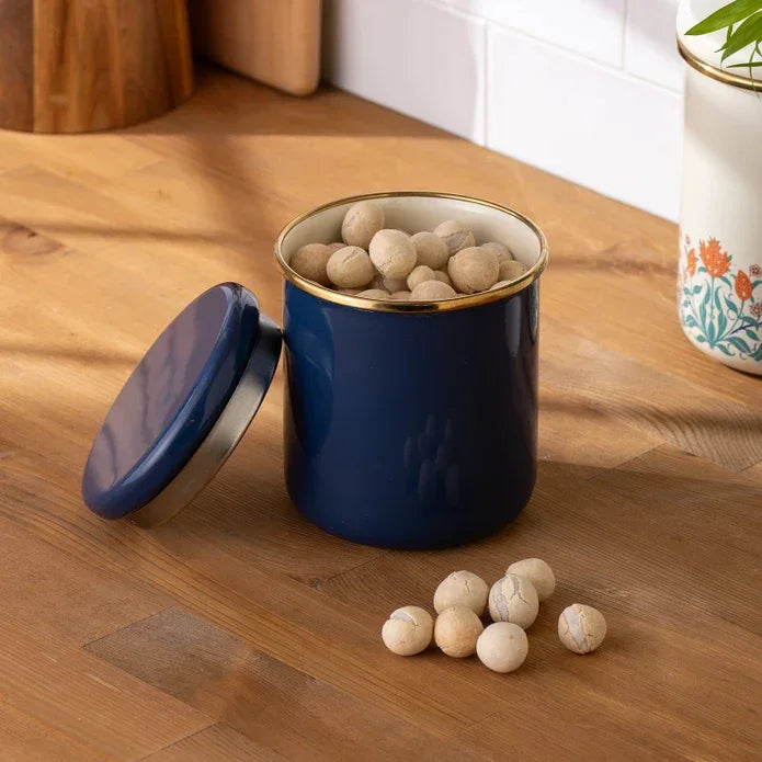 Emsan Hasbahçe Medium-Sized Enamel Jar - Emsan Jordan