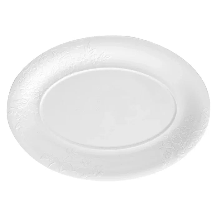 Istanbul Porcelain Magnolia Canoe Plate 30 cm - Emsan Jordan