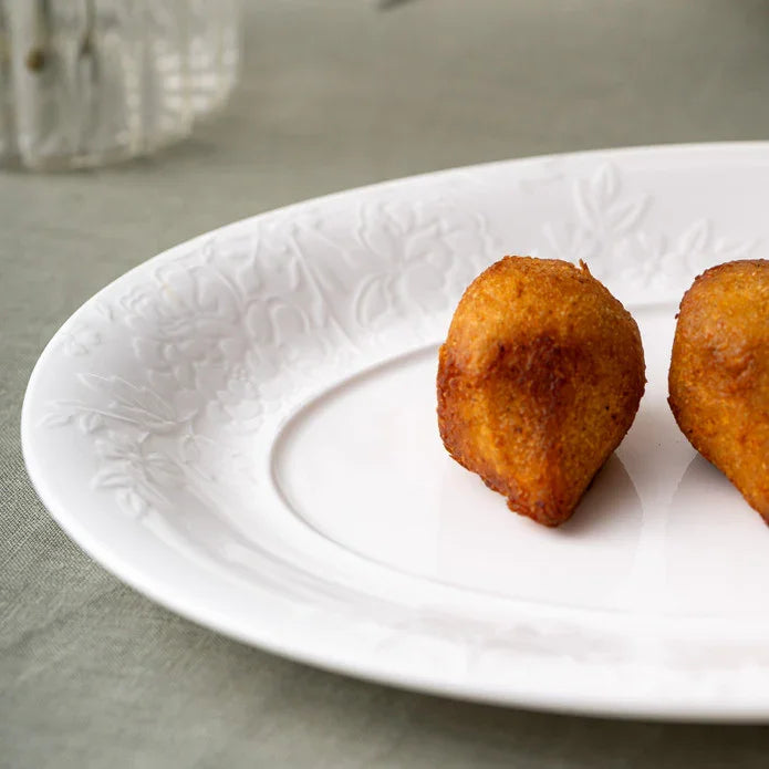 Istanbul Porcelain Magnolia Canoe Plate 30 cm - Emsan Jordan