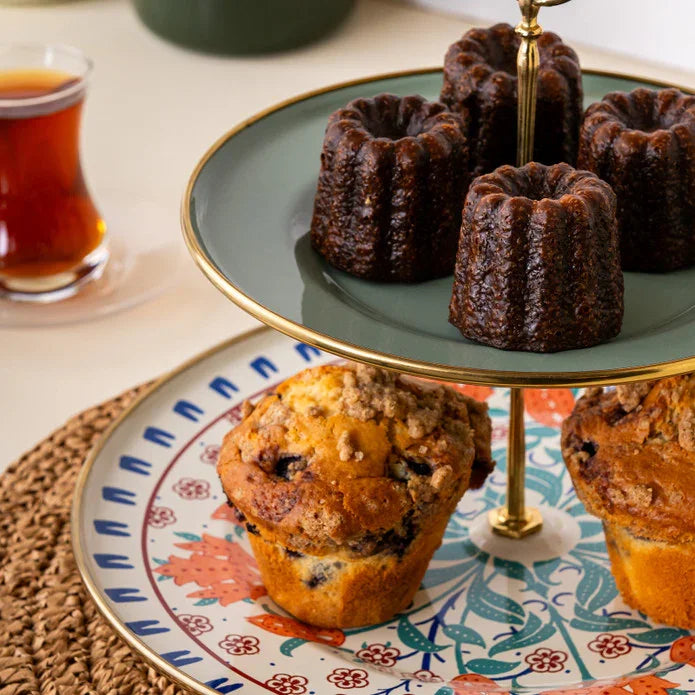 Emsan Hasbahçe Enamel Tiered Cookie Tray 21 x 29 cm - Emsan Jordan