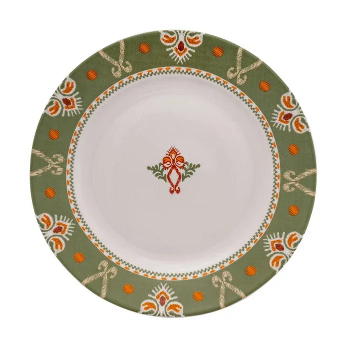 Emsan New Bone Ethnic 24-Piece Round Dinner Set for 6 People - Emsan Jordan