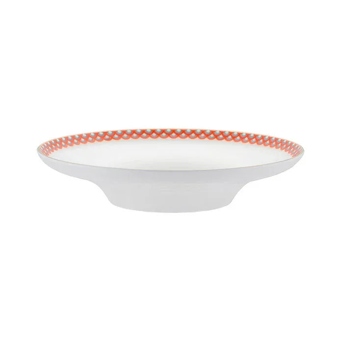 Istanbul Porcelain Nar Fine Bone Deep Plate Red 22 cm - Emsan Jordan