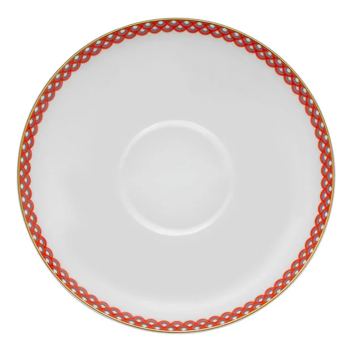 Istanbul Porcelain Nar Fine Bone Bowl Red 14 cm - Emsan Jordan