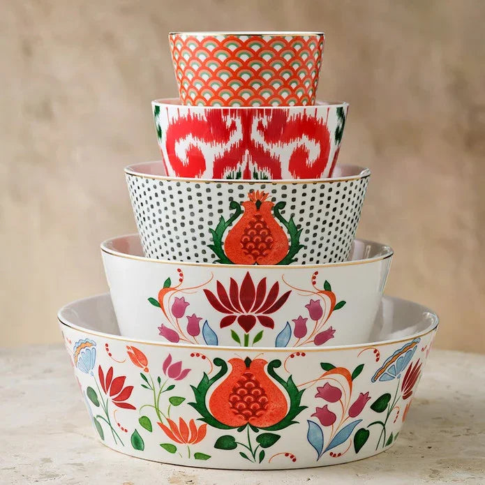 Istanbul Porselen Nar New Bone Bowl 9 cm - Emsan Jordan