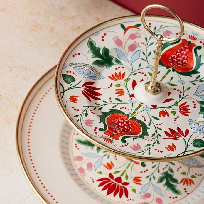 Emsan Nar Enamel Tiered Cookie Tray 21x29 cm - Emsan Jordan