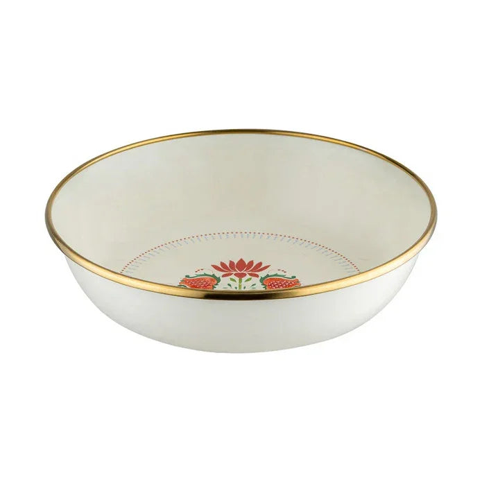 Emsan Nar Enamel Deep Plate 18 cm - Emsan Jordan