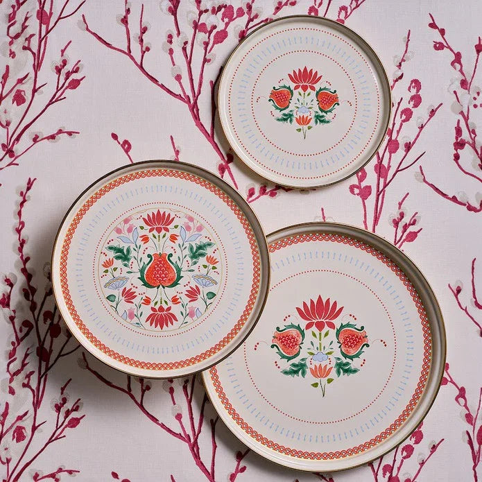 Emsan Nar Enamel Tray - Emsan Jordan