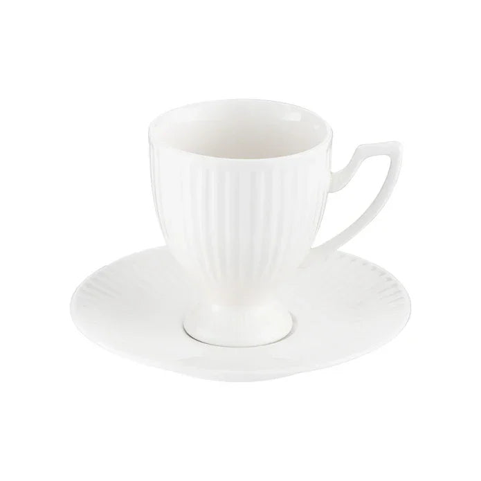 Istanbul Porcelain Mahir 6-Person Coffee Cup Set 90 ml - Emsan Jordan