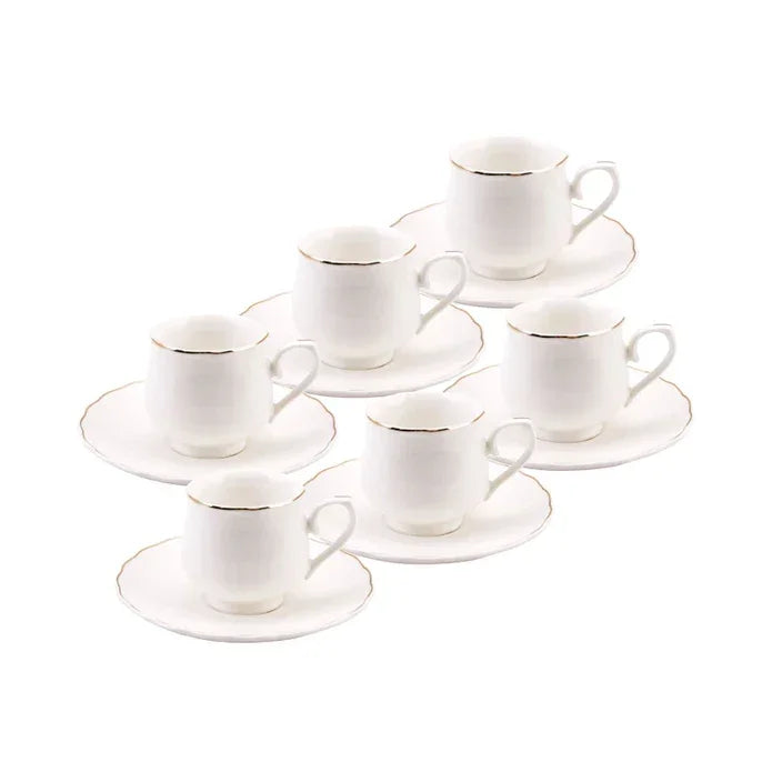 Emsan Beykoz 6-Person Coffee Cup Set – 90 ml - Emsan Jordan