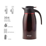 Emsan Gama Burgundy Thermos – 2 Liters - Emsan Jordan