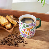 Emsan Floral New Bone Mug 350 ml - Emsan Jordan