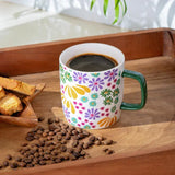 Emsan Floral New Bone Mug 350 ml - Emsan Jordan