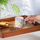 Emsan Floral New Bone Mug 350 ml - Emsan Jordan