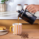 Emsan Striped New Bone Mug 350 ml Orange - Emsan Jordan