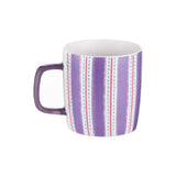 Emsan Striped New Bone Mug 350 ml Purple - Emsan Jordan