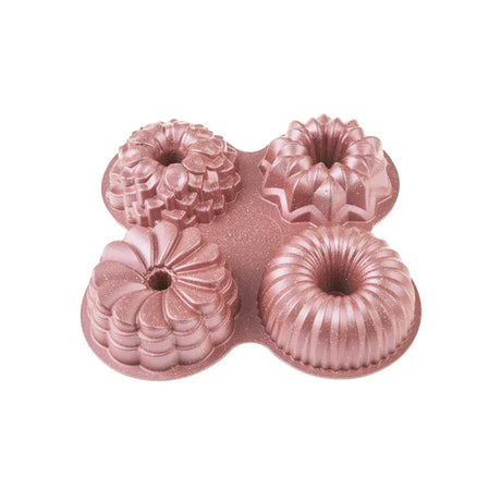 Emsan Griss One Four 4-Piece Cast Cake Mold Set – Pink - Emsan Jordan