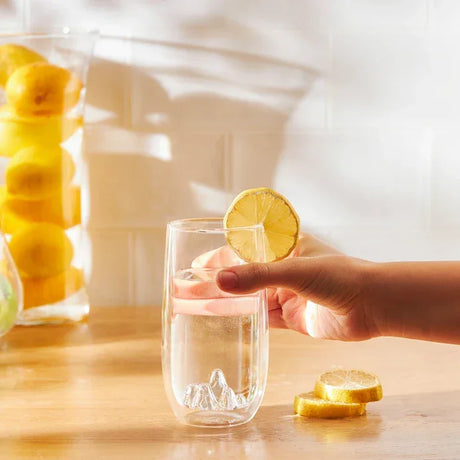 Emsan Globe Double-Walled Long Volcano Glass - Emsan Jordan