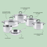 Emsan Cocinero 10-Piece Stainless Steel Dowry Set - Emsan Jordan